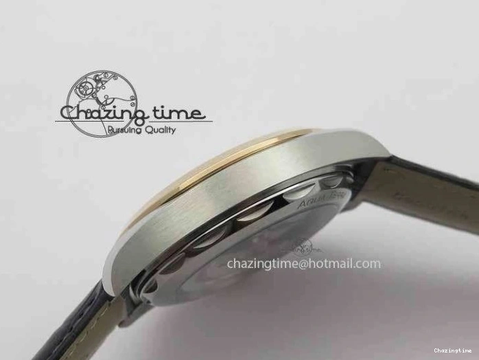 0202 2017 Aqua Terra SS RG XF Best Edition White Textured Dial On Black Leather Strap A Functional 8157